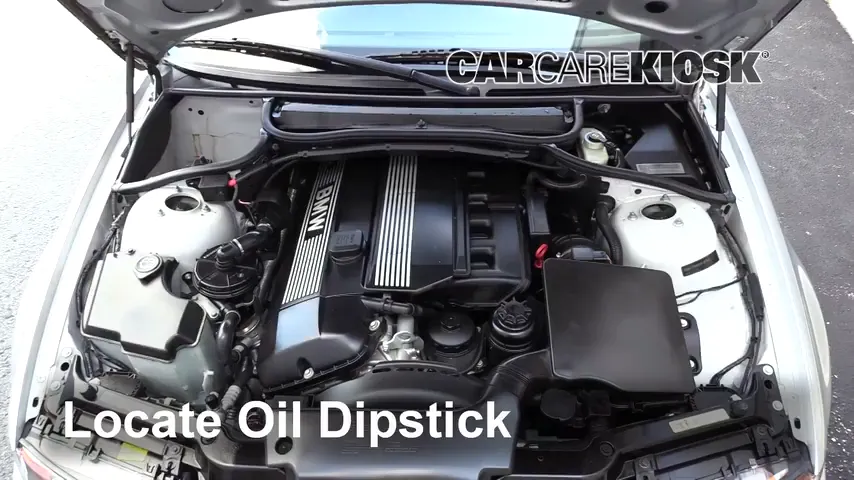 2004 BMW 330Ci 3.0L 6 Cyl. Convertible Oil Check Oil Level